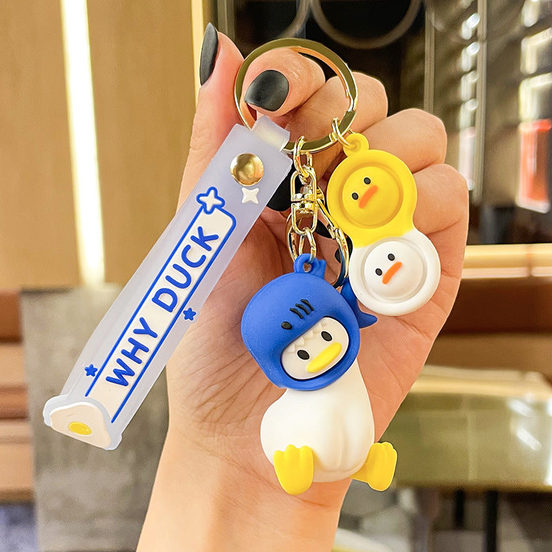 Wholesale Crooked Duck Pvc Keychain